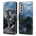 thumbnail image 1 of Head Case Designs Officially Licensed Anne Stokes Wolves Protector Leather Book Wallet Case Cover Compatible with Samsung Galaxy S21 5G, 1 of 6