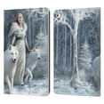 thumbnail image 1 of Head Case Designs Officially Licensed Anne Stokes Wolves Winter Guardians Leather Book Wallet Case Cover Compatible with Apple iPad 9.7 2017 / iPad 9.7 2018, 1 of 6