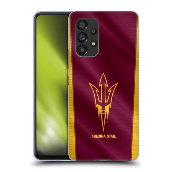 Head Case Designs Officially Licensed Arizona State University ASU Arizona State University Banner Soft Gel Case Compatible with Samsung Galaxy A53 5G (2022)