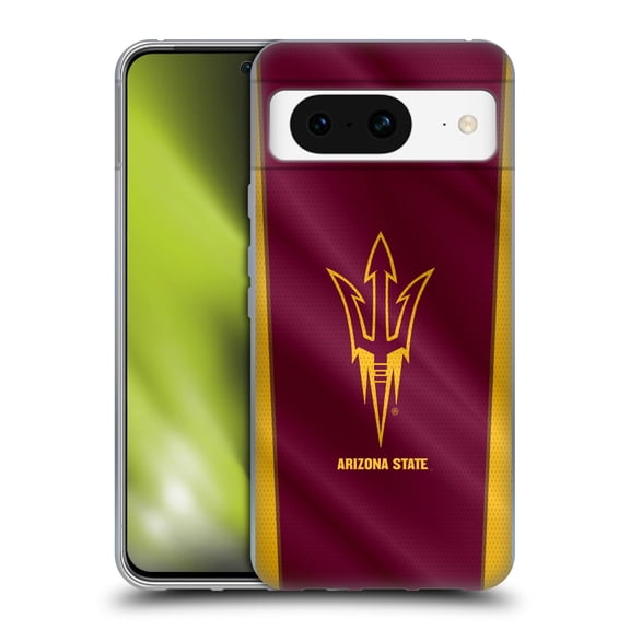 Head Case Designs Officially Licensed Arizona State University ASU Arizona State University Banner Soft Gel Case Compatible with Google Pixel 8