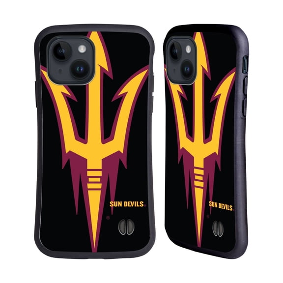 Head Case Designs Officially Licensed Arizona State University ASU Arizona State University Oversized Icon Hybrid Case Compatible with Apple iPhone 15