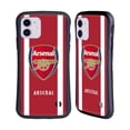thumbnail image 1 of Head Case Designs Officially Licensed Arsenal FC 2021/22 Crest Kit Home Hybrid Case Compatible with Apple iPhone 11, 1 of 7