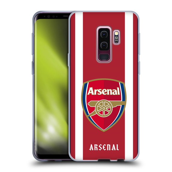 Head Case Designs Officially Licensed Arsenal FC 2021/22 Crest Kit Home Soft Gel Case Compatible with Samsung Galaxy S9+ / S9 Plus