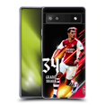 thumbnail image 1 of Head Case Designs Officially Licensed Arsenal FC 2021/22 First Team Granit Xhaka Soft Gel Case Compatible with Google Pixel 6a, 1 of 7