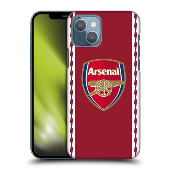 Head Case Designs Officially Licensed Arsenal FC 2022/23 Crest Kit Home Hard Back Case Compatible with Apple iPhone 13