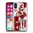 thumbnail image 1 of Head Case Designs Officially Licensed Arsenal FC 2022/23 First Team Granit Xhaka Soft Gel Case Compatible with Apple iPhone X / iPhone XS, 1 of 7
