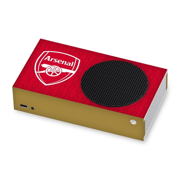 Head Case Designs Officially Licensed Arsenal FC 2023/24 Crest Kit Home Vinyl Sticker Skin Decal Cover Compatible with Microsoft Xbox Series S Console