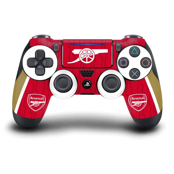 Head Case Designs Officially Licensed Arsenal FC 2023/24 Crest Kit Home Vinyl Sticker Skin Decal Cover Compatible with Sony DualShock 4 Controller