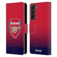 thumbnail image 1 of Head Case Designs Officially Licensed Arsenal FC Crest 2 Fade Leather Book Wallet Case Cover Compatible with Samsung Galaxy S22+ 5G, 1 of 6