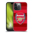 thumbnail image 1 of Head Case Designs Officially Licensed Arsenal FC Crest 2 Training Red Hard Back Case Compatible with Apple iPhone 14 Pro, 1 of 7