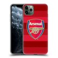 thumbnail image 1 of Head Case Designs Officially Licensed Arsenal FC Crest 2 Training Red Soft Gel Case Compatible with Apple iPhone 11 Pro Max, 1 of 7