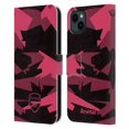 thumbnail image 1 of Head Case Designs Officially Licensed Arsenal FC Crest and Gunners Logo Geometric Pink Leather Book Wallet Case Cover Compatible with Apple iPhone 15 Plus, 1 of 6