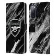 thumbnail image 1 of Head Case Designs Officially Licensed Arsenal FC Crest Patterns Marble Leather Book Wallet Case Cover Compatible with Samsung Galaxy S20 FE / 5G, 1 of 6