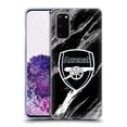 thumbnail image 1 of Head Case Designs Officially Licensed Arsenal FC Crest Patterns Marble Soft Gel Case Compatible with Samsung Galaxy S20 / S20 5G, 1 of 7