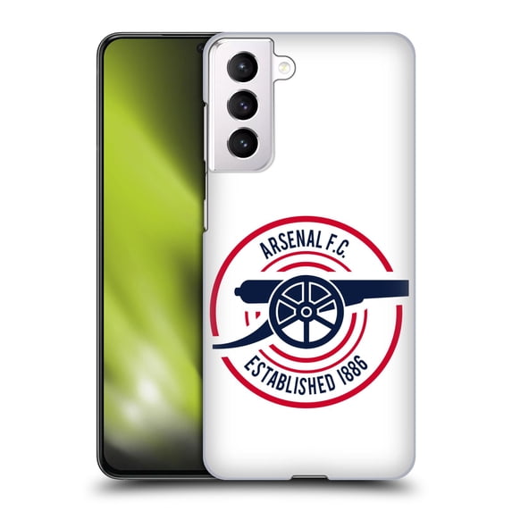 Head Case Designs Officially Licensed Arsenal FC Crest and Gunners Logo 1886 Hard Back Case Compatible with Samsung Galaxy S21 5G