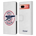 thumbnail image 1 of Head Case Designs Officially Licensed Arsenal FC Crest and Gunners Logo 1886 Leather Book Wallet Case Cover Compatible with Google Pixel 7a, 1 of 6