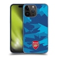 thumbnail image 1 of Head Case Designs Officially Licensed Arsenal FC Crest and Gunners Logo Geometric Blue Hard Back Case Compatible with Apple iPhone 15 Pro Max, 1 of 7