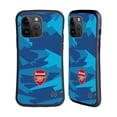 thumbnail image 1 of Head Case Designs Officially Licensed Arsenal FC Crest and Gunners Logo Geometric Blue Hybrid Case Compatible with Apple iPhone 15 Pro Max, 1 of 7