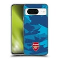 thumbnail image 1 of Head Case Designs Officially Licensed Arsenal FC Crest and Gunners Logo Geometric Blue Soft Gel Case Compatible with Google Pixel 8, 1 of 7