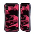 thumbnail image 1 of Head Case Designs Officially Licensed Arsenal FC Crest and Gunners Logo Geometric Pink Hybrid Case Compatible with Apple iPhone XR, 1 of 7