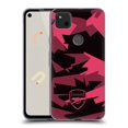 thumbnail image 1 of Head Case Designs Officially Licensed Arsenal FC Crest and Gunners Logo Geometric Pink Soft Gel Case Compatible with Google Pixel 4a, 1 of 7