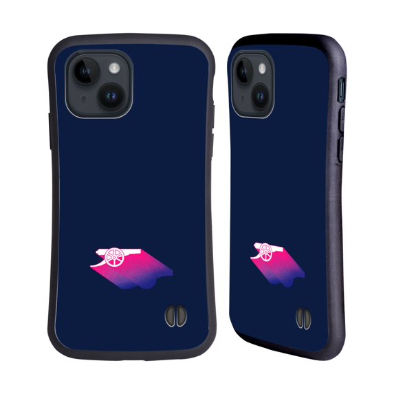 Head Case Designs Officially Licensed Arsenal FC Crest and Gunners Logo Gradient Hybrid Case Compatible with Apple iPhone 15