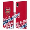 thumbnail image 1 of Head Case Designs Officially Licensed Arsenal FC Crest and Gunners Logo Impact Leather Book Wallet Case Cover Compatible with Apple iPhone XR, 1 of 6