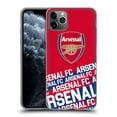 thumbnail image 1 of Head Case Designs Officially Licensed Arsenal FC Crest and Gunners Logo Impact Soft Gel Case Compatible with Apple iPhone 11 Pro Max, 1 of 7