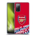 thumbnail image 1 of Head Case Designs Officially Licensed Arsenal FC Crest and Gunners Logo Impact Soft Gel Case Compatible with Samsung Galaxy S20 FE / 5G, 1 of 7