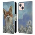 thumbnail image 1 of Head Case Designs Officially Licensed Ash Evans Animals Dandelion Fox Leather Book Wallet Case Cover Compatible with Apple iPhone 13 Mini, 1 of 6
