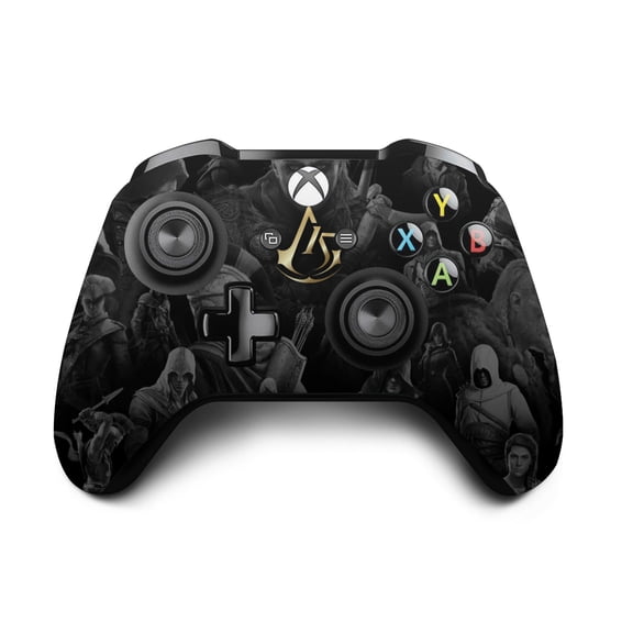 Head Case Designs Officially Licensed Assassin's Creed 15th Anniversary Graphics Key Art Vinyl Sticker Skin Decal Compatible with Microsoft Xbox One S / X Controller