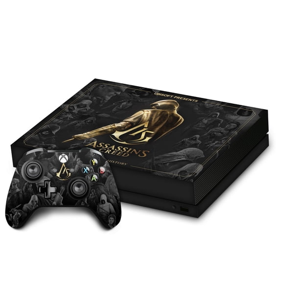 Head Case Designs Officially Licensed Assassin's Creed 15th Anniversary Graphics Key Art Vinyl Sticker Skin Decal Cover Compatible with Microsoft Xbox One X Bundle