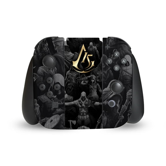 Head Case Designs Officially Licensed Assassin's Creed 15th Anniversary Graphics Key Art Vinyl Sticker Skin Decal Cover Compatible with Nintendo Switch Joy Controller
