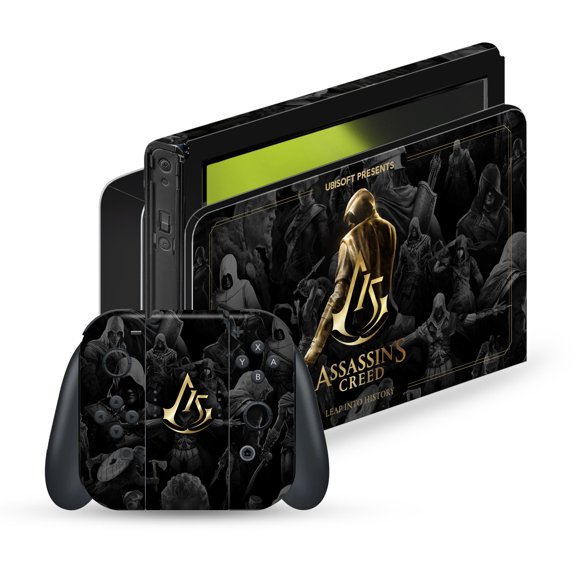 Head Case Designs Officially Licensed Assassin's Creed 15th Anniversary Graphics Key Art Vinyl Sticker Skin Decal Cover Compatible with Nintendo Switch OLED