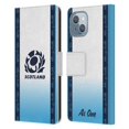 thumbnail image 1 of Head Case Designs Officially Licensed Scotland Rugby 2024/25 Crest Kit Away Leather Book Wallet Case Cover Compatible with Apple iPhone 14, 1 of 6