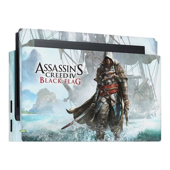 Head Case Designs Officially Licensed Assassin's Creed Black Flag Graphics Edward Kenway Key Art Vinyl Sticker Skin Decal Compatible with Nintendo Switch Console & Dock