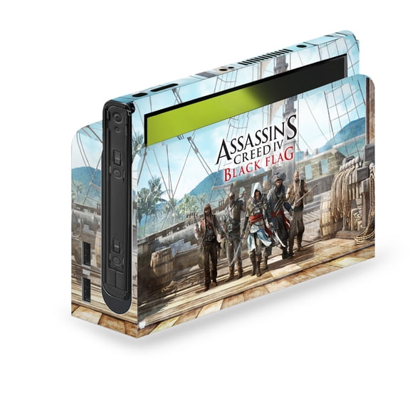 Head Case Designs Officially Licensed Assassin's Creed Black Flag Graphics Group Key Art Vinyl Sticker Skin Decal Cover Compatible with Nintendo Switch OLED