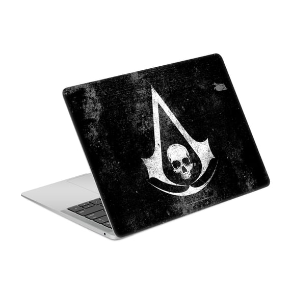 Head Case Designs Officially Licensed Assassin's Creed Black Flag Logos Grunge Vinyl Sticker Skin Decal Cover Compatible with Apple MacBook Air 13.3" A1932/A2179