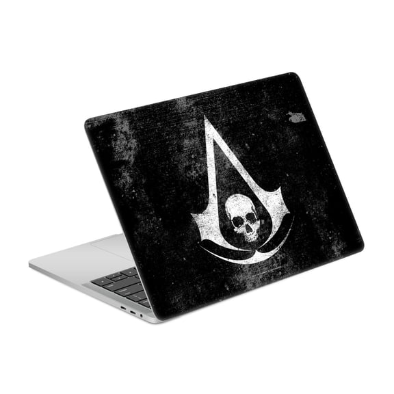 Head Case Designs Officially Licensed Assassin's Creed Black Flag Logos Grunge Vinyl Sticker Skin Decal Cover Compatible with Apple MacBook Pro 13.3" A1708