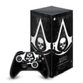thumbnail image 1 of Head Case Designs Officially Licensed Assassin's Creed Black Flag Logos Grunge Vinyl Sticker Skin Decal Cover Compatible with Microsoft Series X Console & Controller, 1 of 10