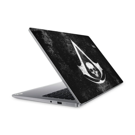 Head Case Designs Officially Licensed Assassin's Creed Black Flag Logos Grunge Vinyl Sticker Skin Decal Cover Compatible with Xiaomi Mi NoteBook 14 (2020)