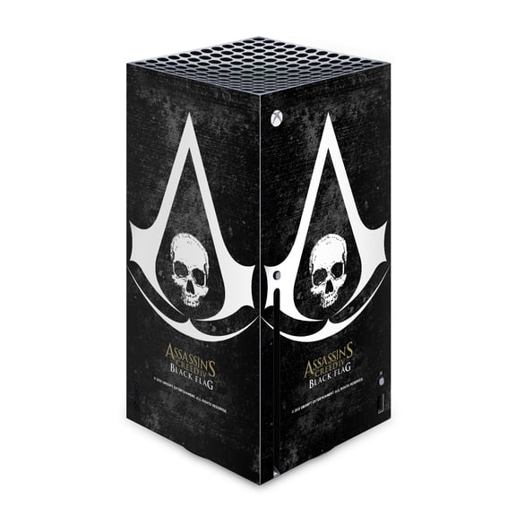 Head Case Designs Officially Licensed Assassin's Creed Black Flag Logos Grunge Vinyl Sticker Skin Decal Cover Compatible with Microsoft Xbox Series X