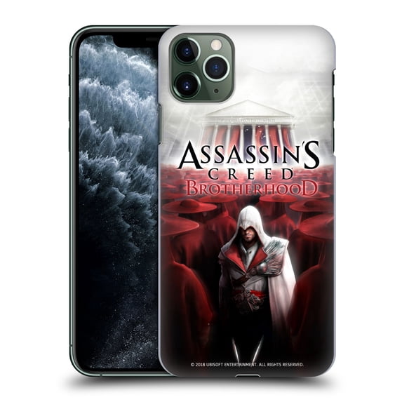 Head Case Designs Officially Licensed Assassin's Creed Brotherhood Key Art Ezio Red Crowd Hard Back Case Compatible with Apple iPhone 11 Pro Max
