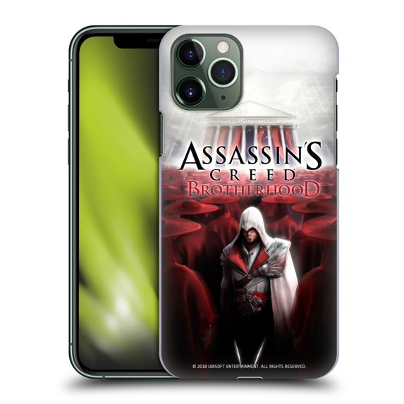 Head Case Designs Officially Licensed Assassin's Creed Brotherhood Key Art Ezio Red Crowd Hard Back Case Compatible with Apple iPhone 11 Pro