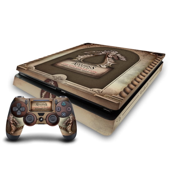Head Case Designs Officially Licensed Assassin's Creed II Graphics Belt Crest Vinyl Sticker Skin Decal Cover Compatible with Sony PS4 Slim Console & Controller