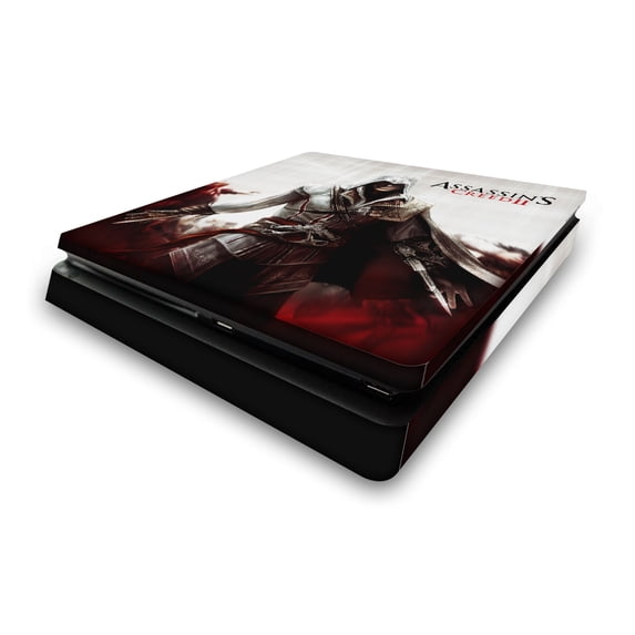 Head Case Designs Officially Licensed Assassin's Creed II Graphics Cover Art Vinyl Sticker Skin Decal Cover Compatible with Sony PS4 Slim Console