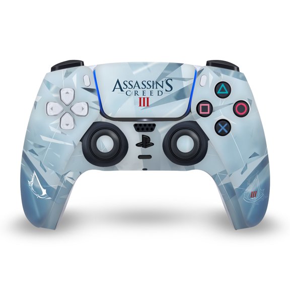 Head Case Designs Officially Licensed Assassin's Creed III Graphics Animus Vinyl Sticker Skin Decal Cover Compatible with Sony PS5 Sony DualSense Controller