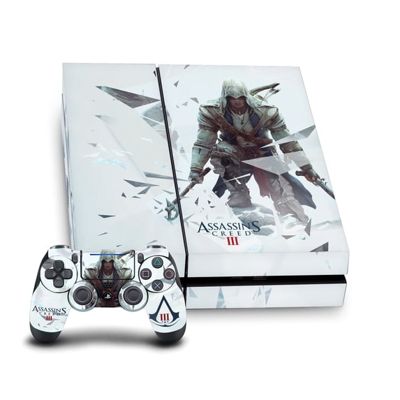 Head Case Designs Officially Licensed Assassin's Creed III Graphics Connor Vinyl Sticker Skin Decal Cover Compatible with Sony PS4 Console & Controller
