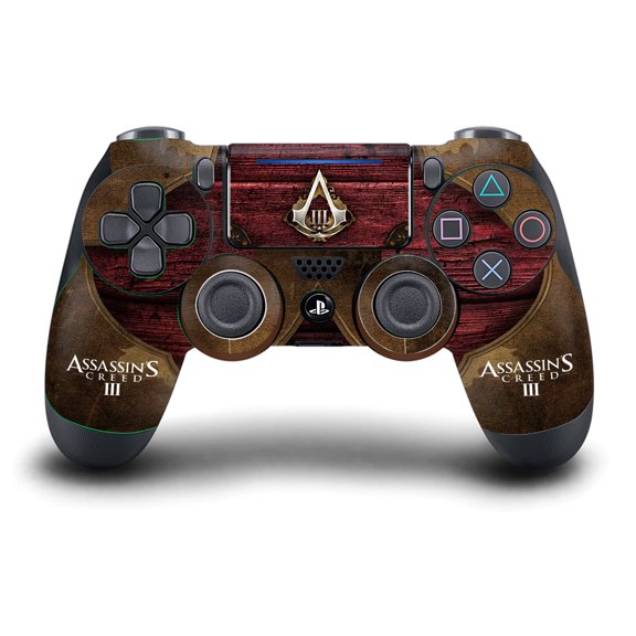 Head Case Designs Officially Licensed Assassin's Creed III Graphics Freedom Edition Vinyl Sticker Skin Decal Cover Compatible with Sony DualShock 4 Controller