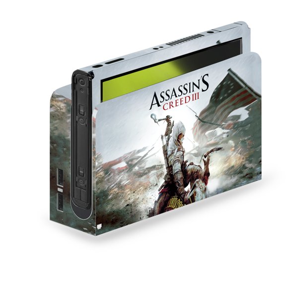 Head Case Designs Officially Licensed Assassin's Creed III Graphics Game Cover Vinyl Sticker Skin Decal Cover Compatible with Nintendo Switch OLED